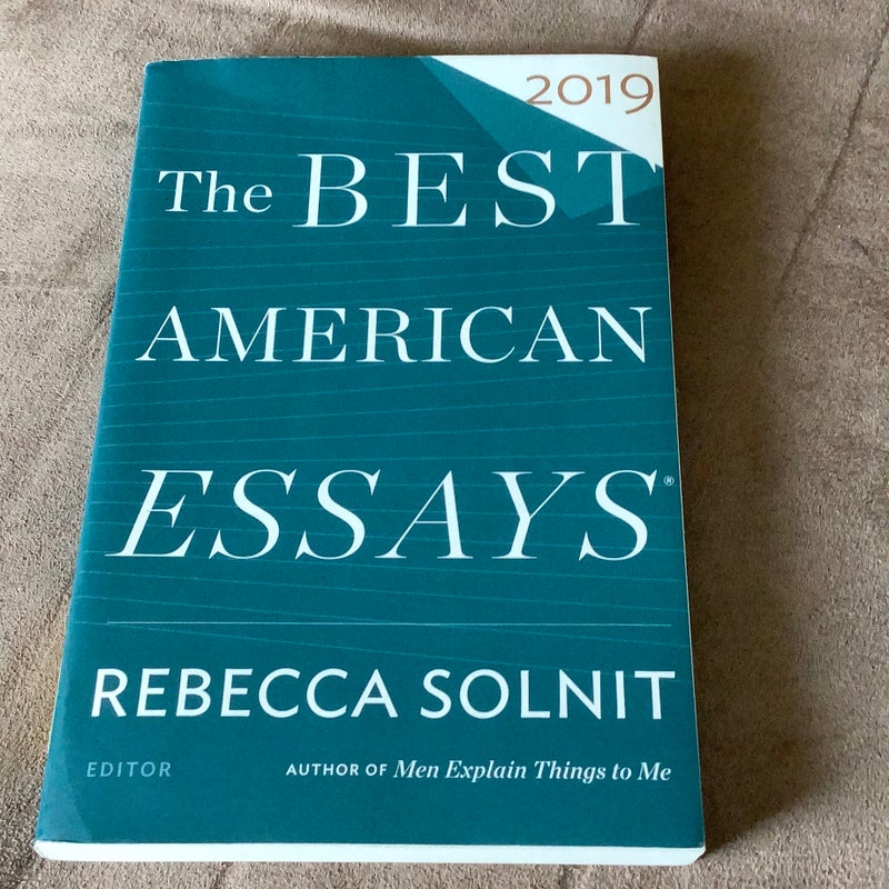 The Best American Essays 2019
