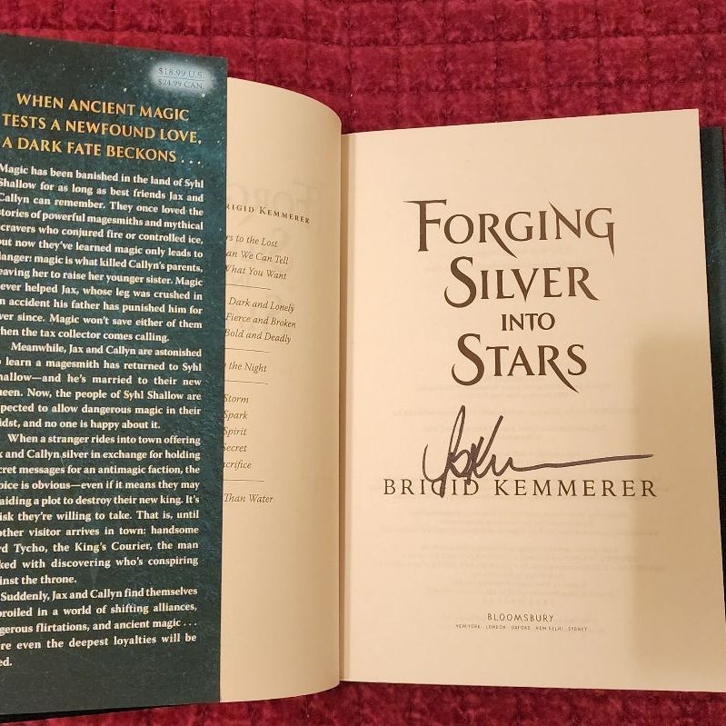 SIGNED Forging Silver into Stars PLUS Booktour Swag