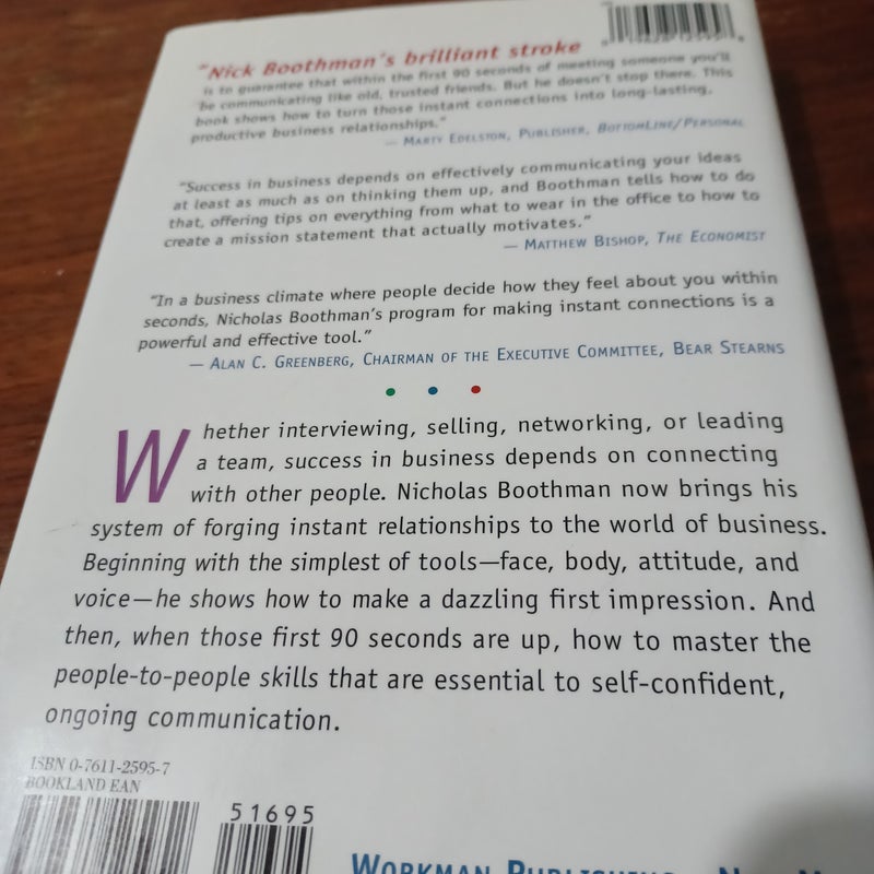 How to Connect in Business in 90 Seconds or Less