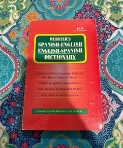 Webster’s Spanish English Dictionary