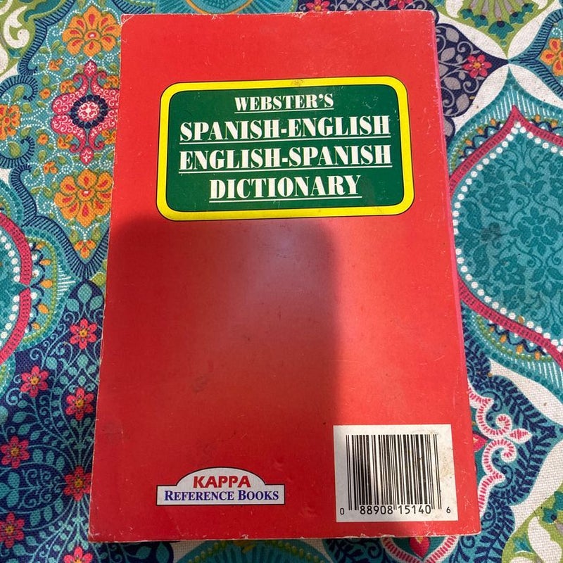 Webster’s Spanish English Dictionary