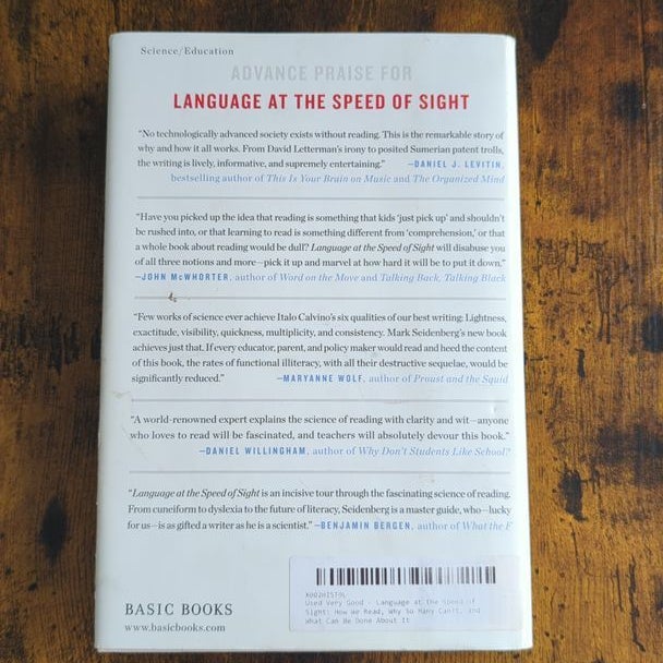 Language at the Speed of Sight