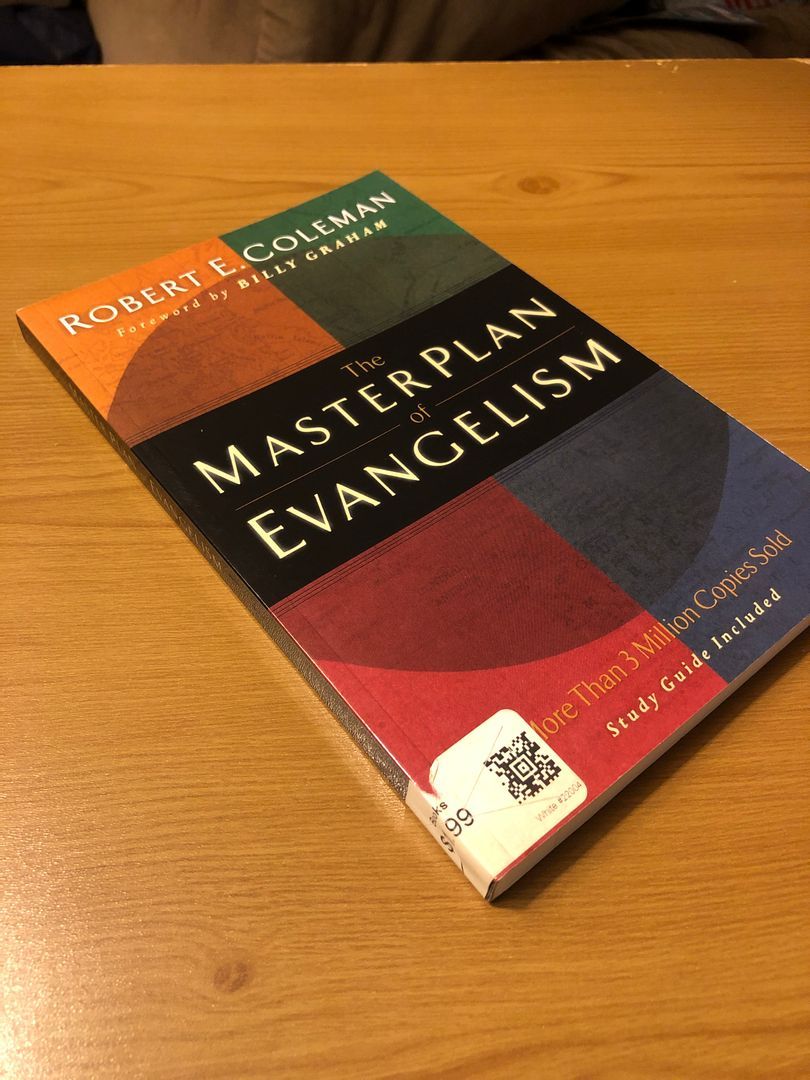 The Master Plan Of Evangelism By Robert E. Coleman - Mass Market Paperback (Very Good)