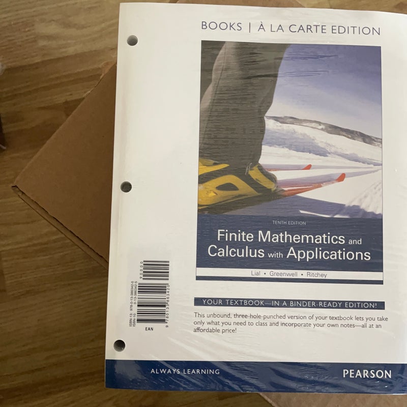 Finite Mathematics and Calculus with Applications Books a la Carte Edition