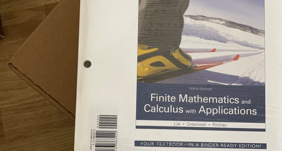 10th Edition Finite Mathematics & Its Applications