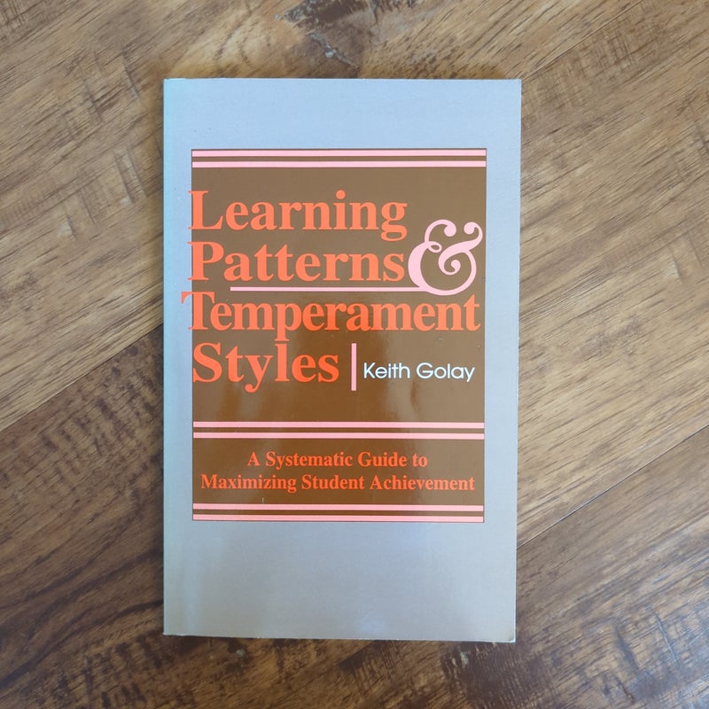 Learning Patterns & Temperament Styles 