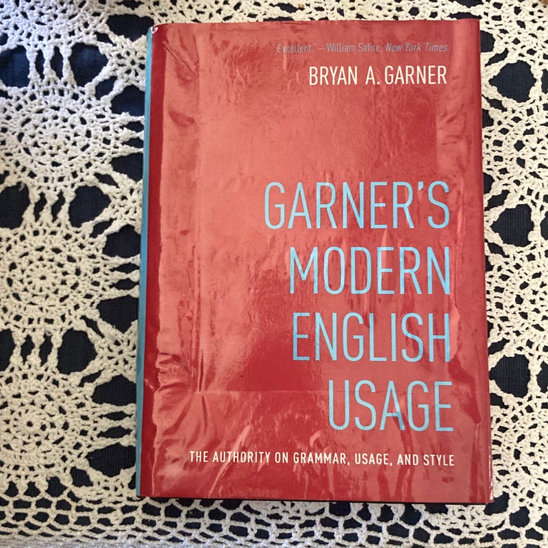 Garner's Modern English Usage