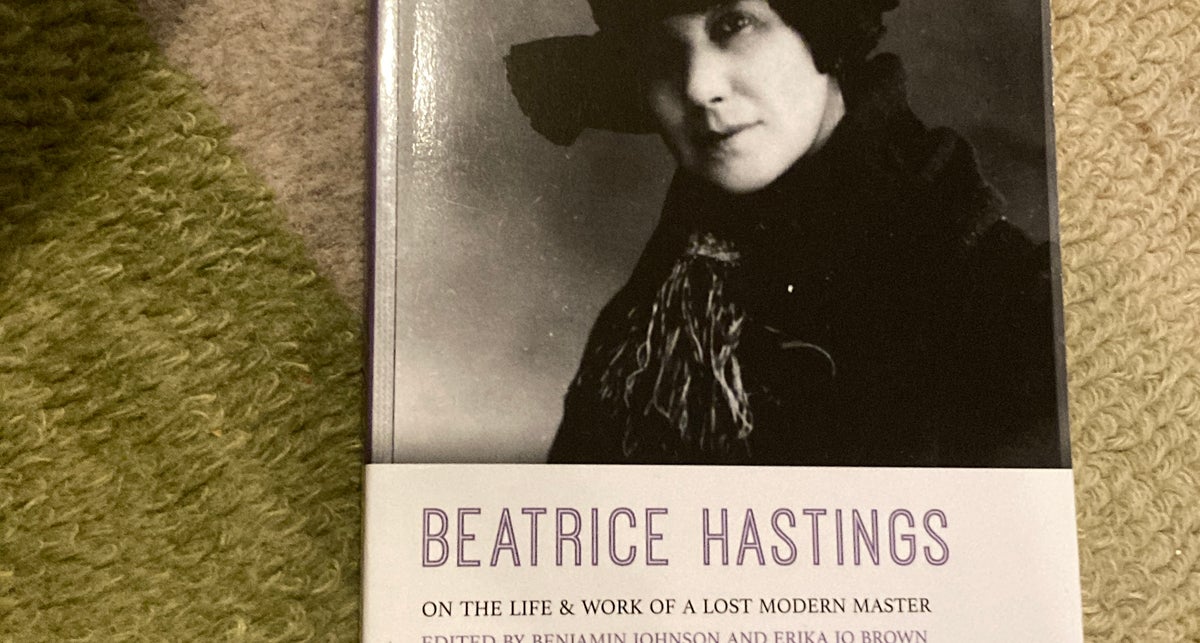 Beatrice Hastings by Ben Johnson Pangobooks