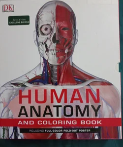 Human anatomy and coloring book