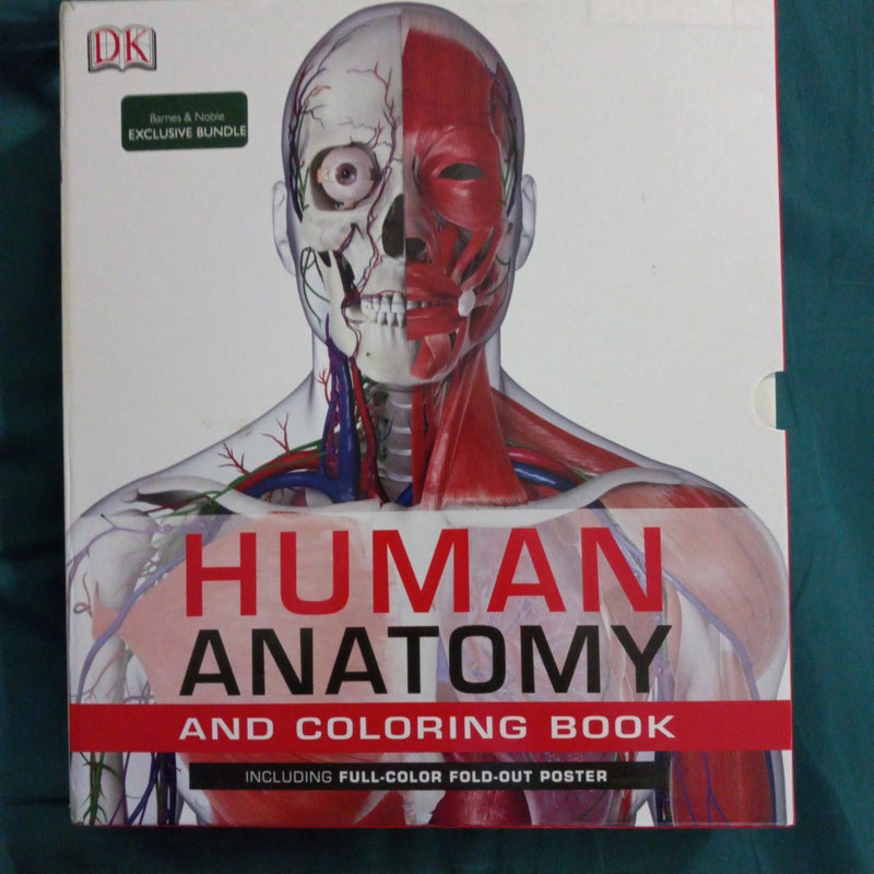 Human anatomy and coloring book