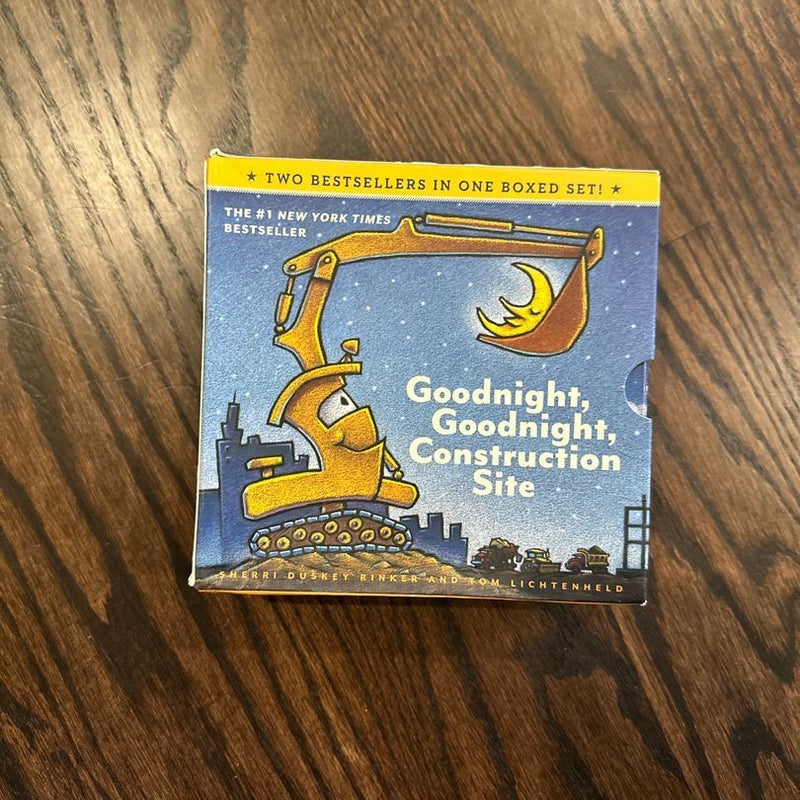 Goodnight, Goodnight, Construction Site and Steam Train, Dream Train Board Books Boxed Set