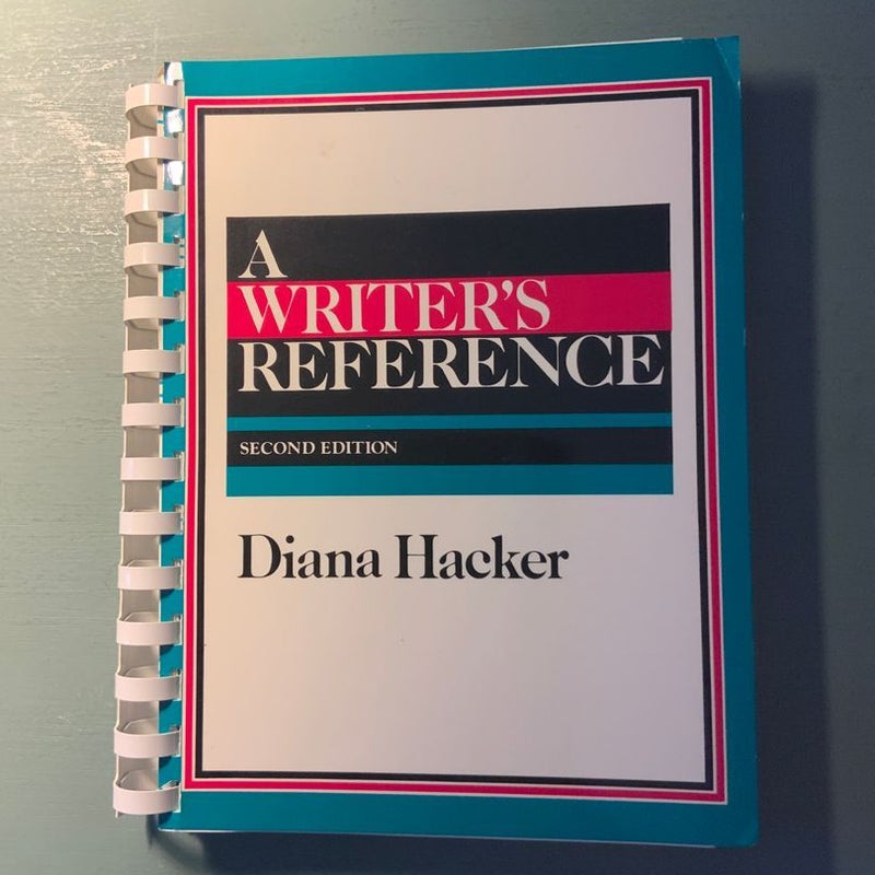 A Writer's Reference