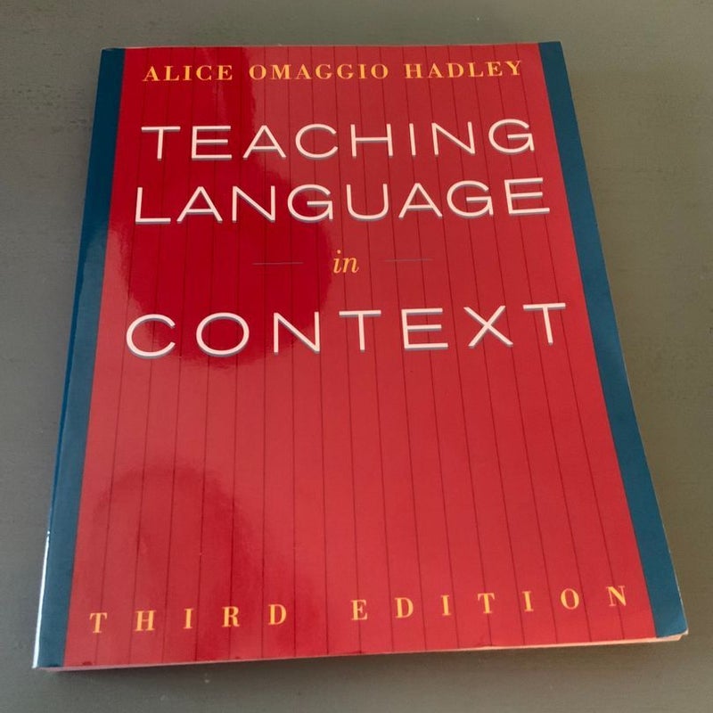 Teaching Language in Context