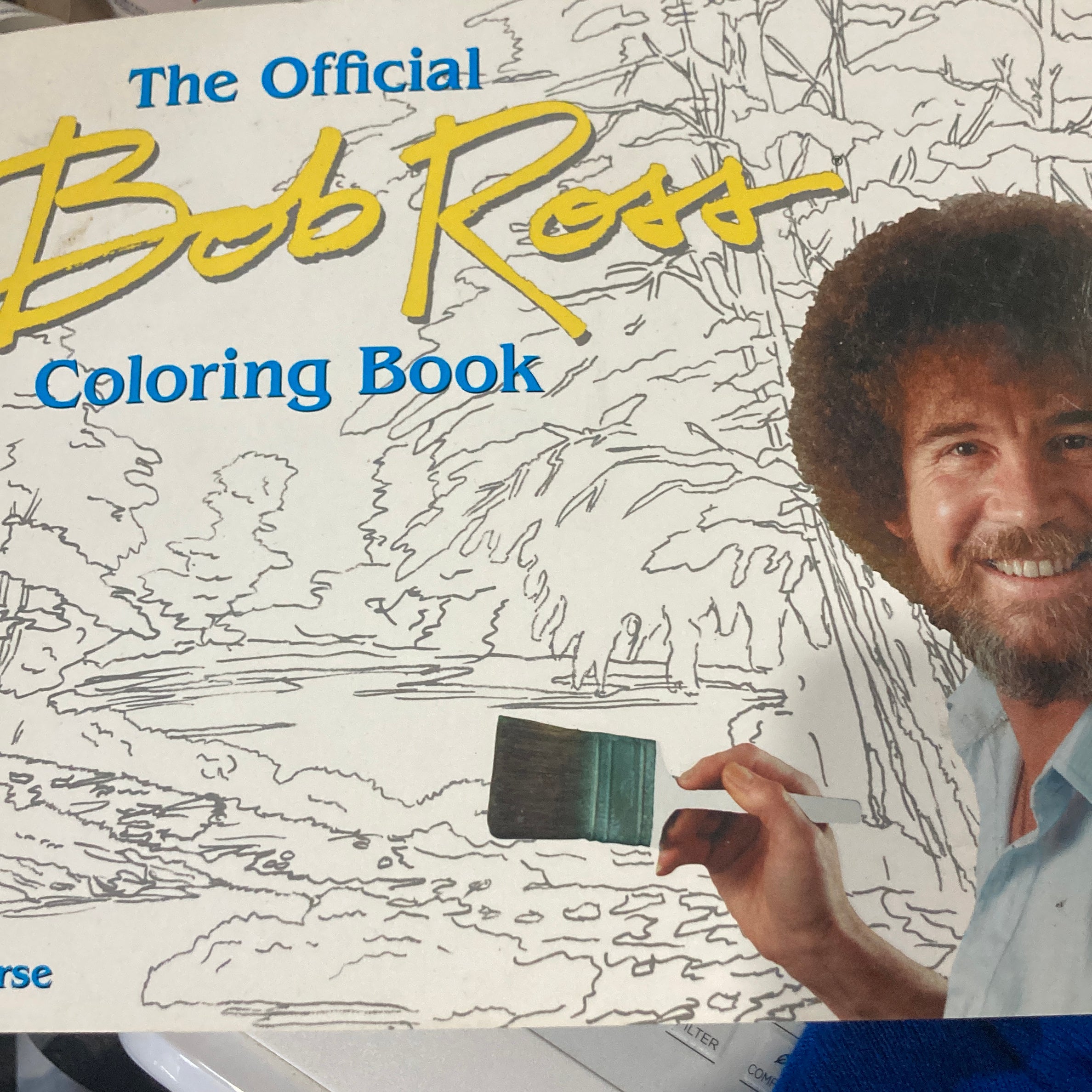 The Bob Ross Coloring Book