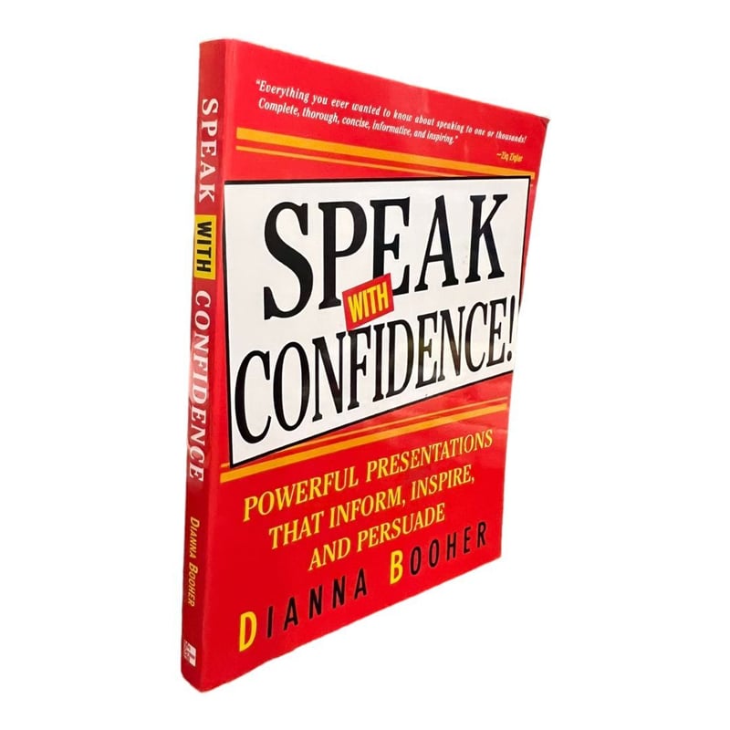 Speak with Confidence by Dianna Booher, Paperback | Pangobooks