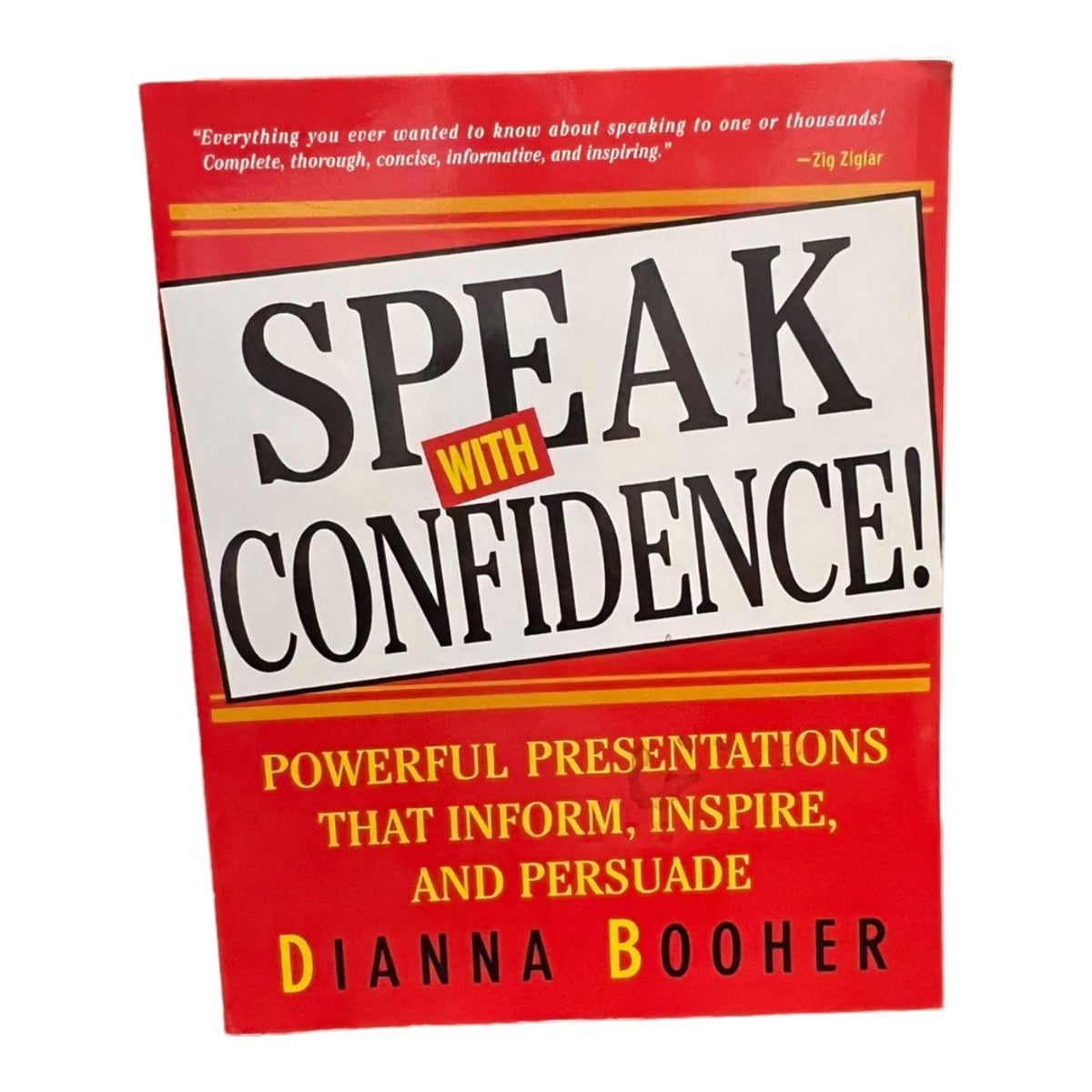 Speak with Confidence by Dianna Booher, Paperback | Pangobooks