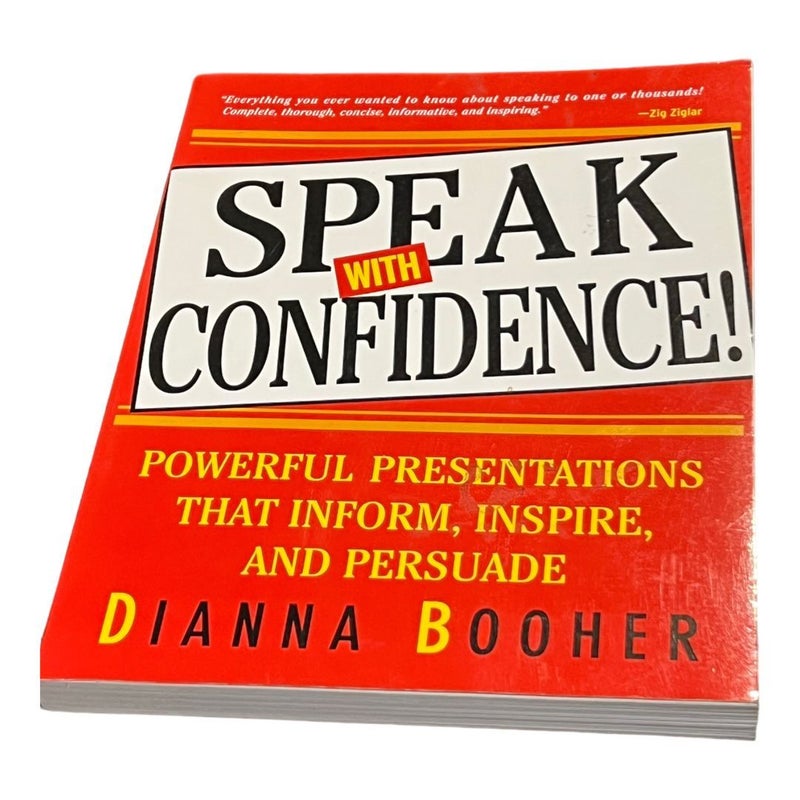 Speak with Confidence