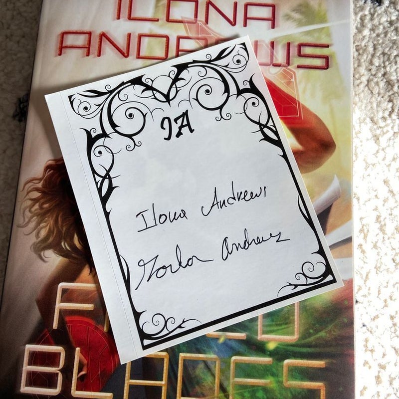 Fated Blades  *signed book plate**