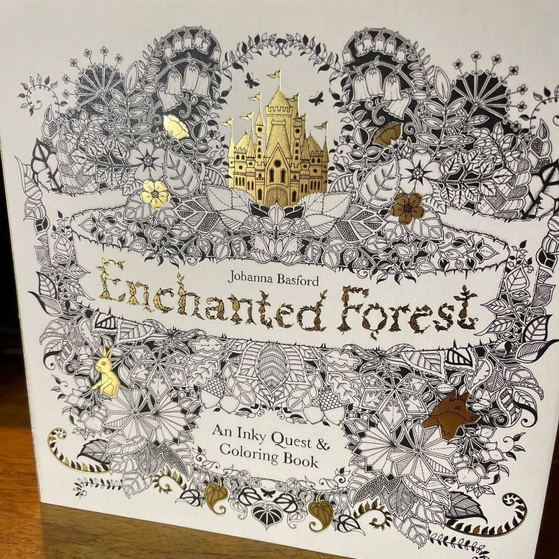 Enchanted Forest: An Inky Quest & Coloring Book - Johanna Basford