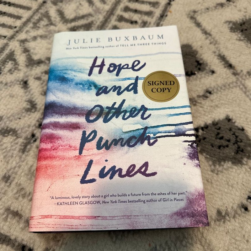 Hope and Other Punch Lines SIGNED EDITION