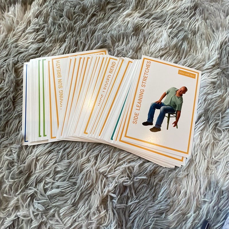 Mindful chair yoga card hot sale deck