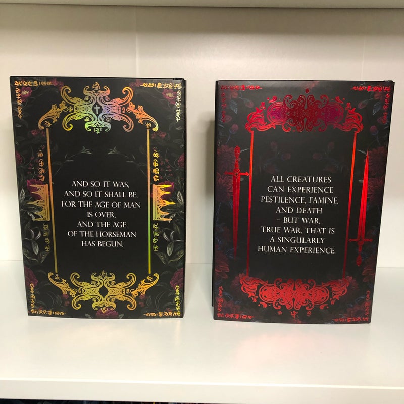 TheBookishBox Four Horseman SIGNED Special Edition Set