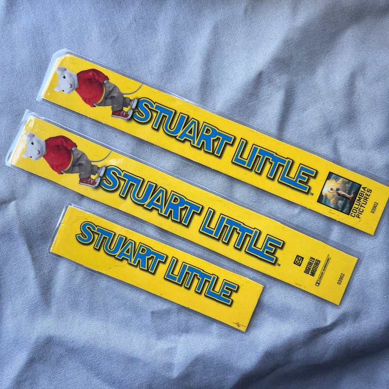 Set of 3 Stuart Little Bookmarks 