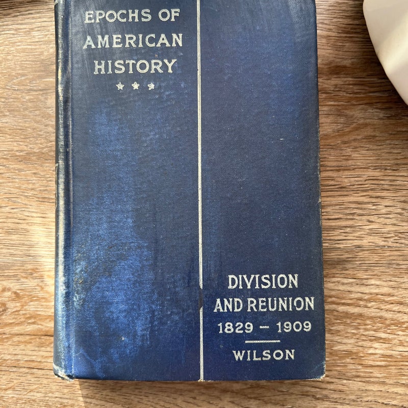 Epochs of American History- 3 volumes