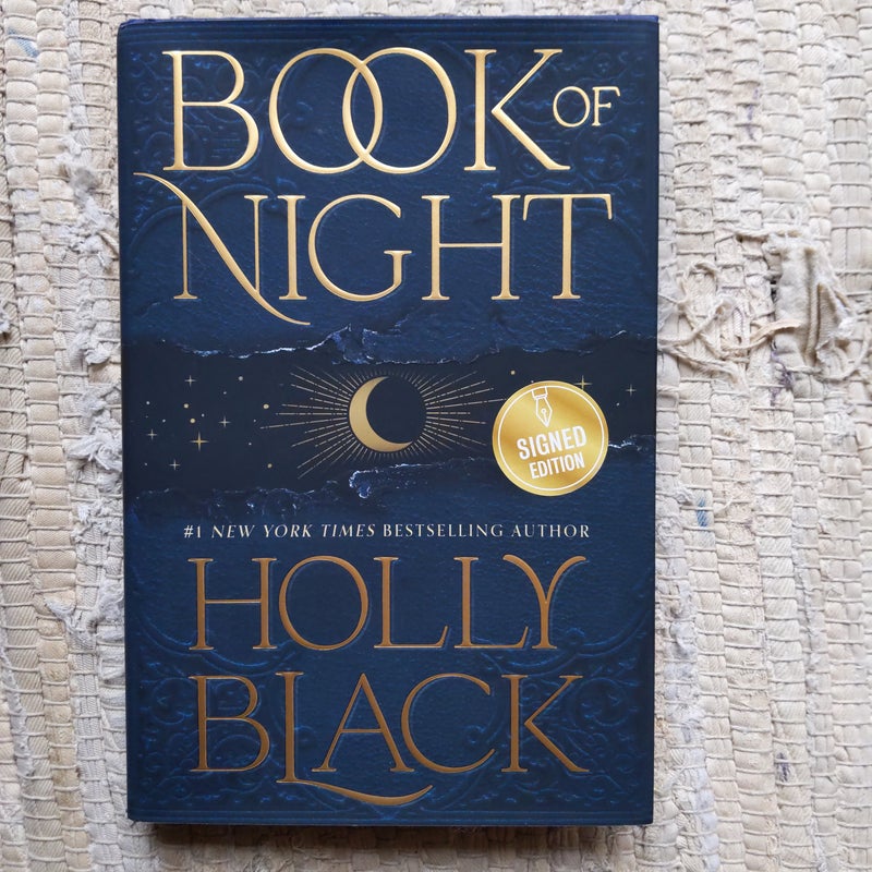 Book of Night SIGNED PAINTED EDGES