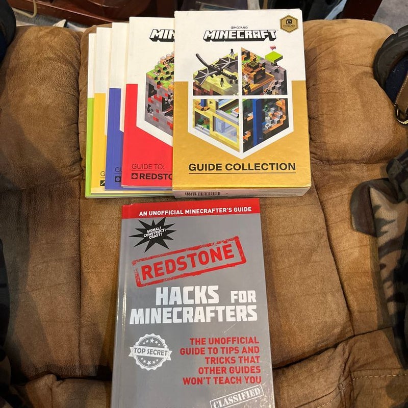 Minecraft guide collection  4 books and Redstone hacks for Minecrafters