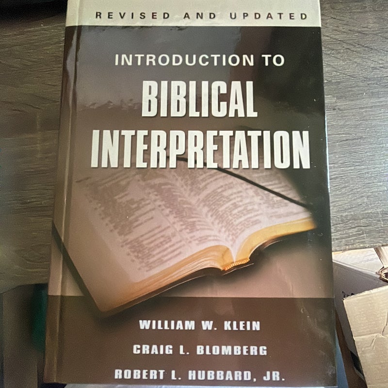 Introduction to Biblical Interpretation