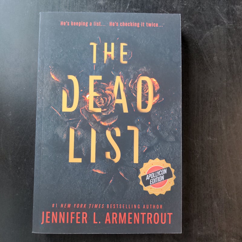 The Dead List - signed, Apollycon edition