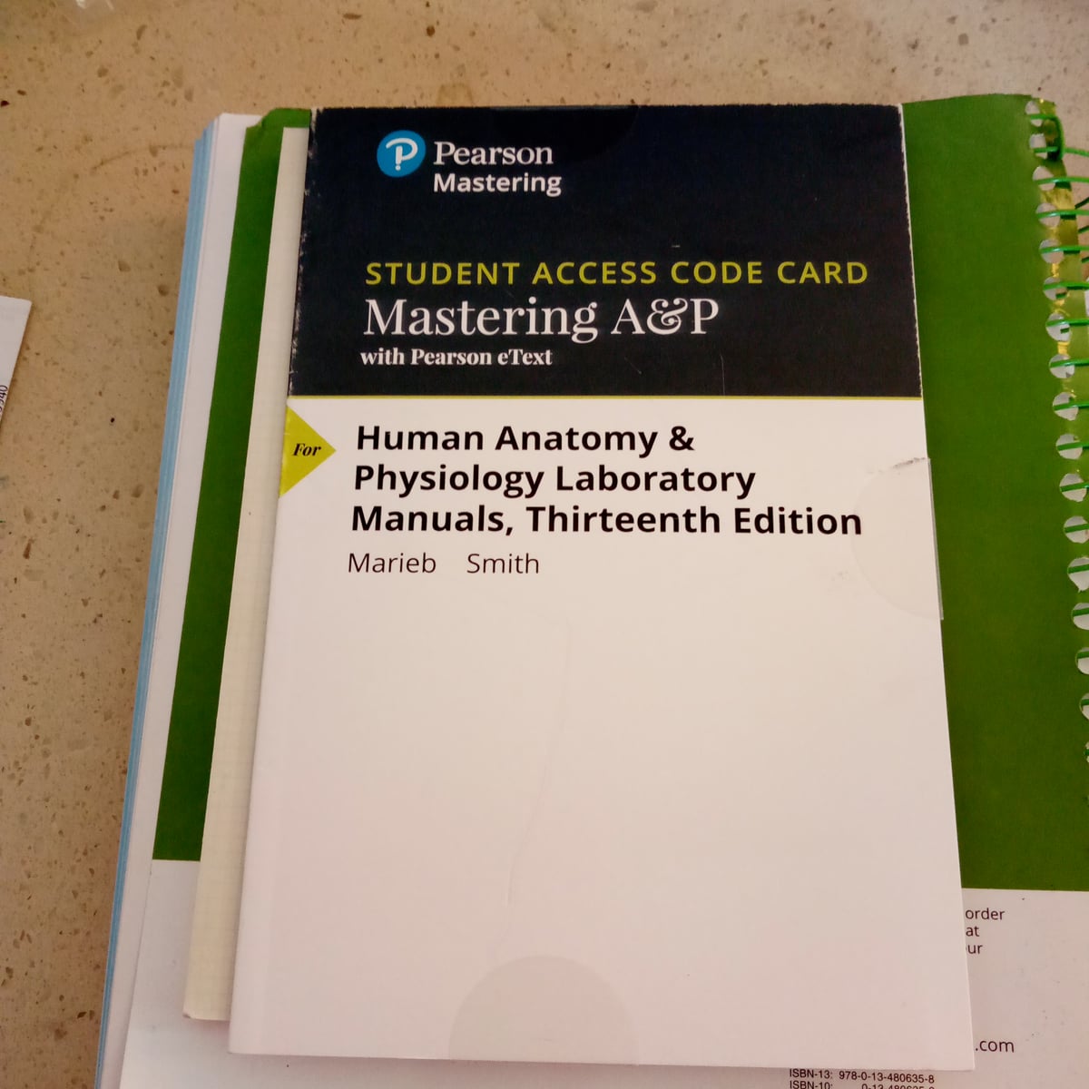 Human Anatomy and Physiology Laboratory Manuals by Elaine N. Marieb ...