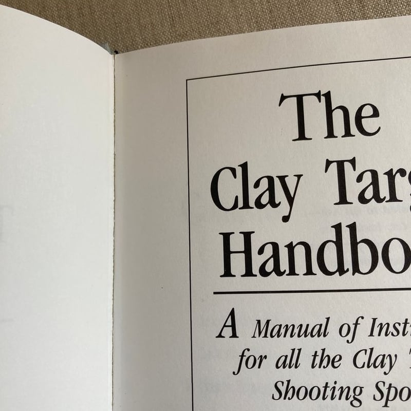 The Clay Target Handbook by Jerry Meyer