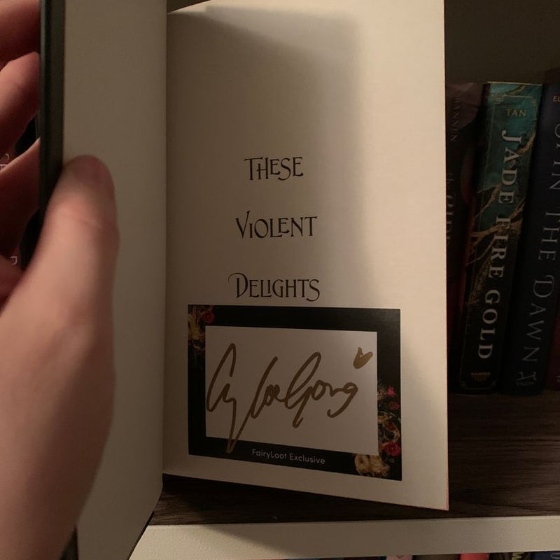 These Violent Delights (FairyLoot Edition with extras)