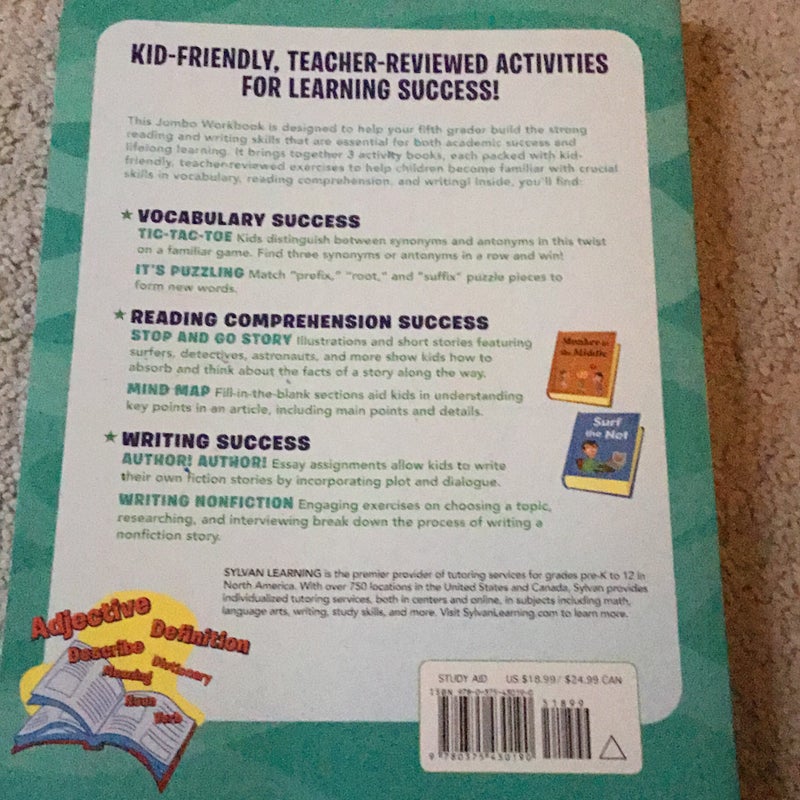 5th Grade Jumbo Reading Success Workbook