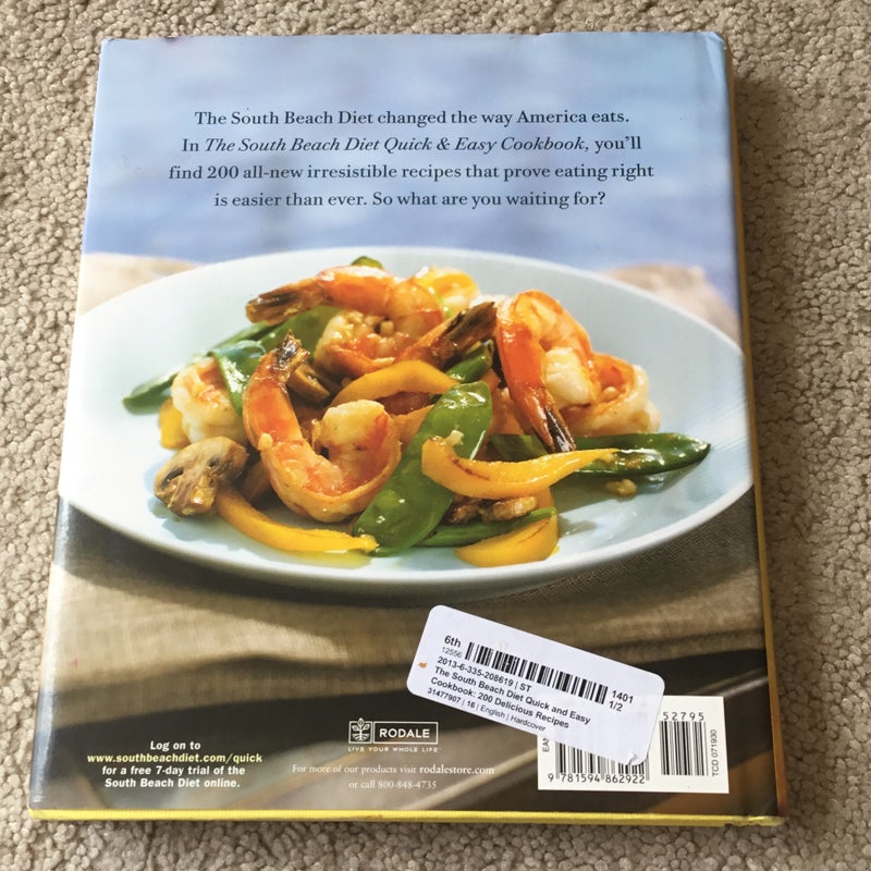 The South Beach Diet Quick and Easy Cookbook