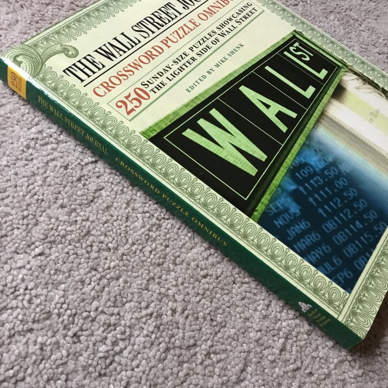 The Wall Street Journal Crossword Puzzle Omnibus by Mike Shenk 