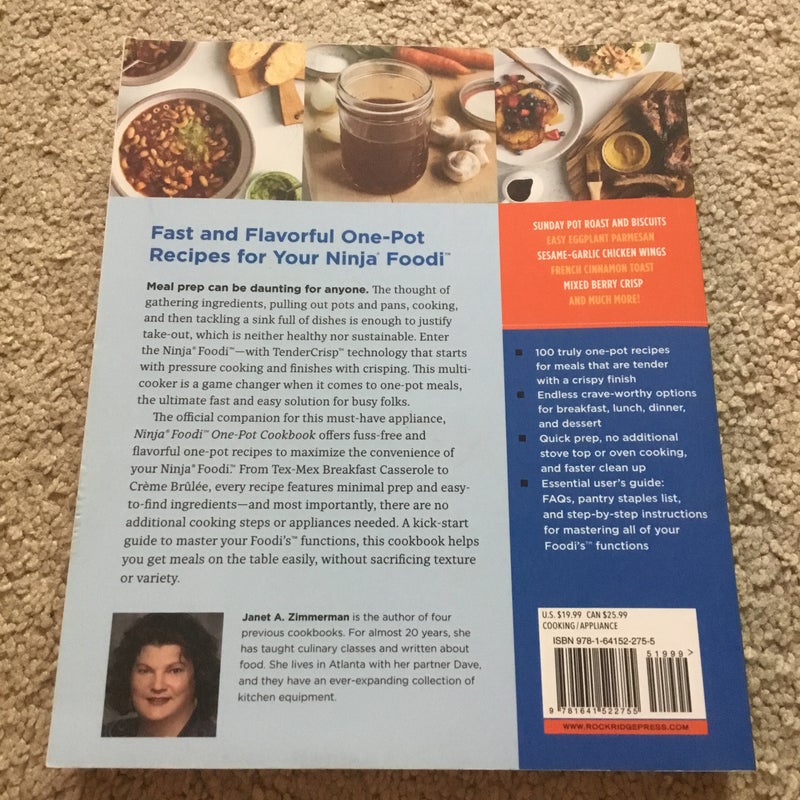 Ninja Foodi: the Pressure Cooker That Crisps: One-Pot Cookbook