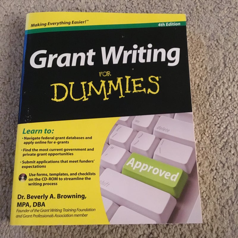 Grant Writing for Dummies