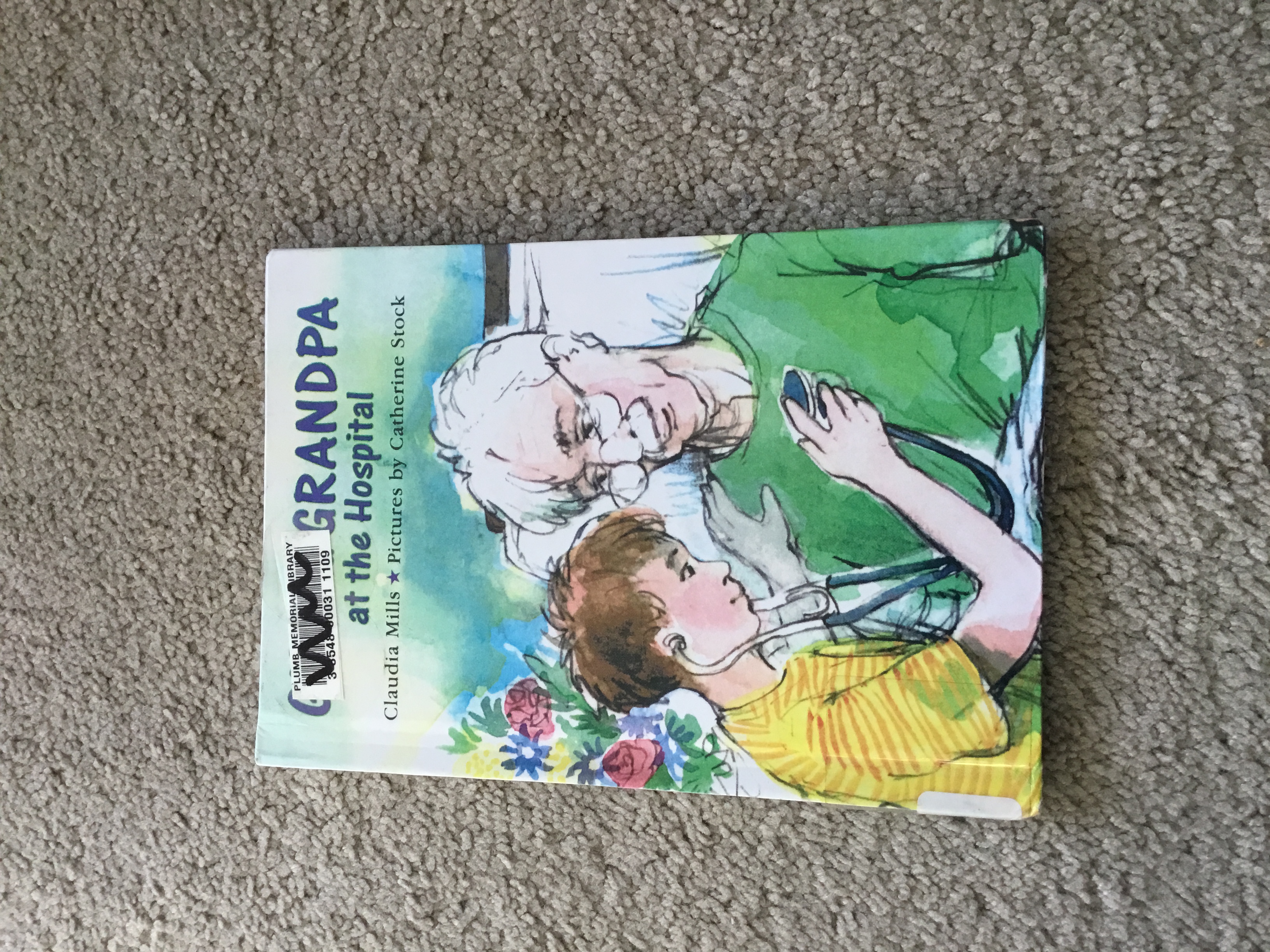 Gus and Grandpa at the Hospital