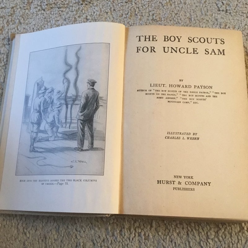 The Boy Scouts for Uncle Sam 1912 1st edition