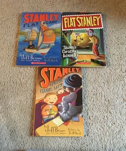 Lot of 3 Flat Stanley Books 