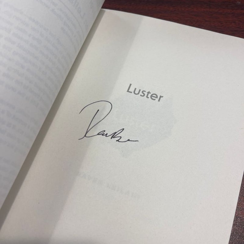 Luster Advance Reader Copy - Signed 