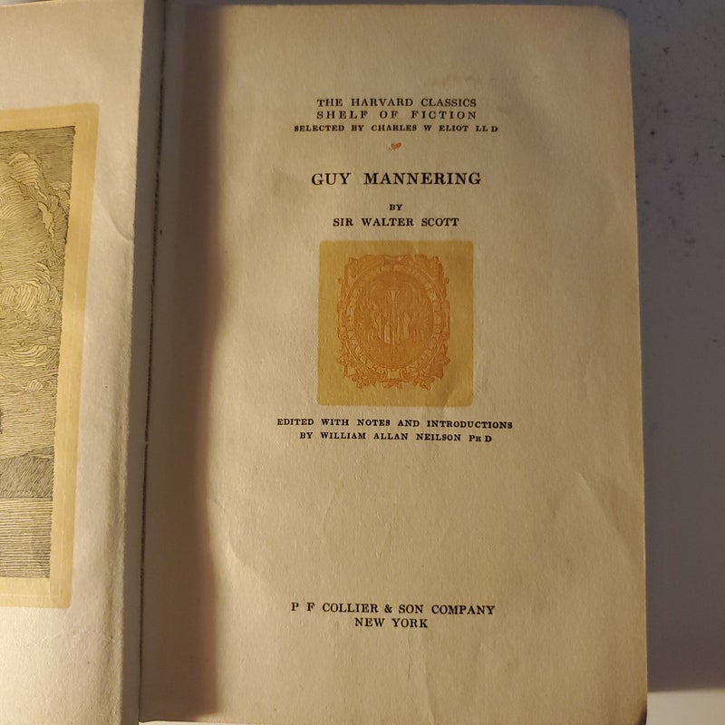 Harvard classics shelf of fiction volume 4 circa 1917