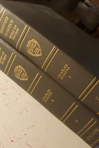 Harvard classics shelf of fiction volume 7 & 8 circa 1917