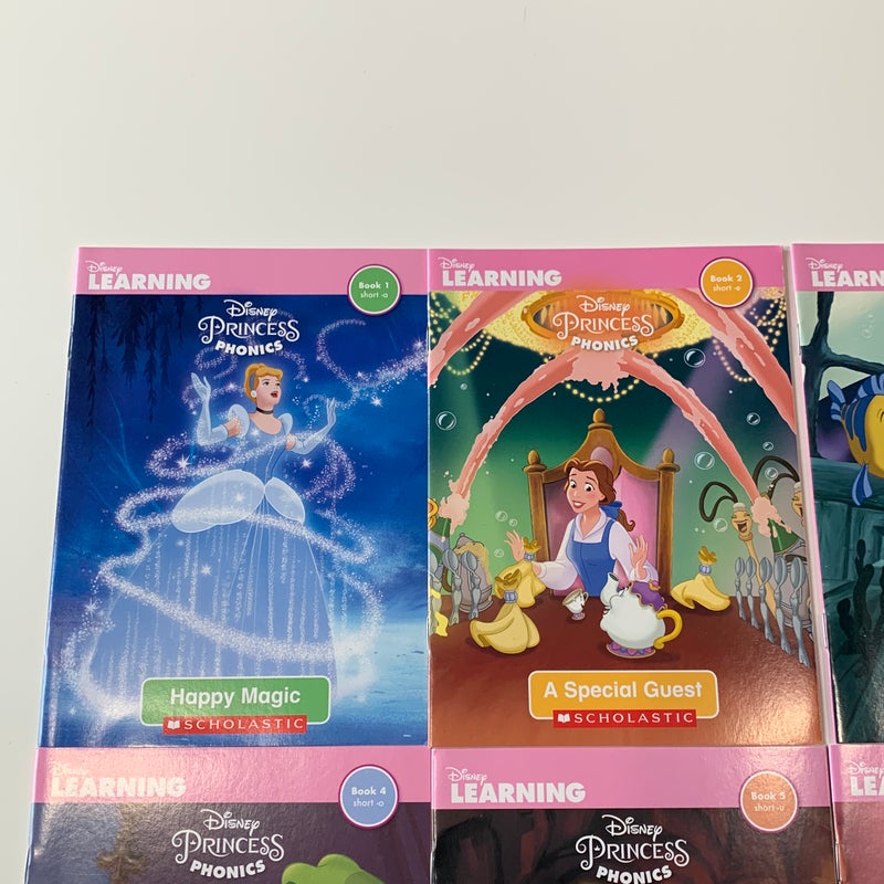 10 Disney Princess Scholastic Phonics Readers