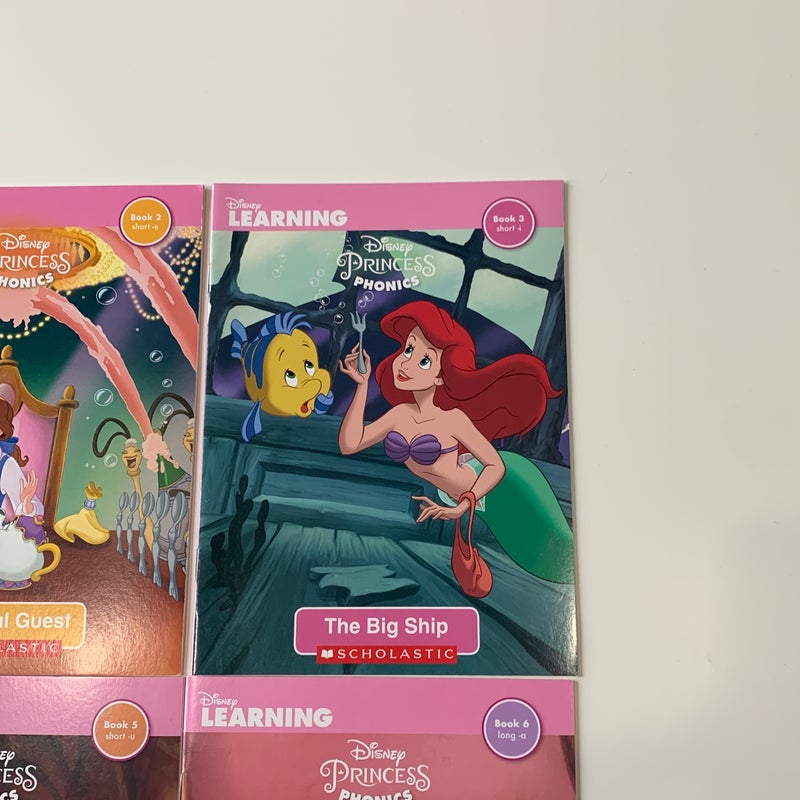 10 Disney Princess Scholastic Phonics Readers