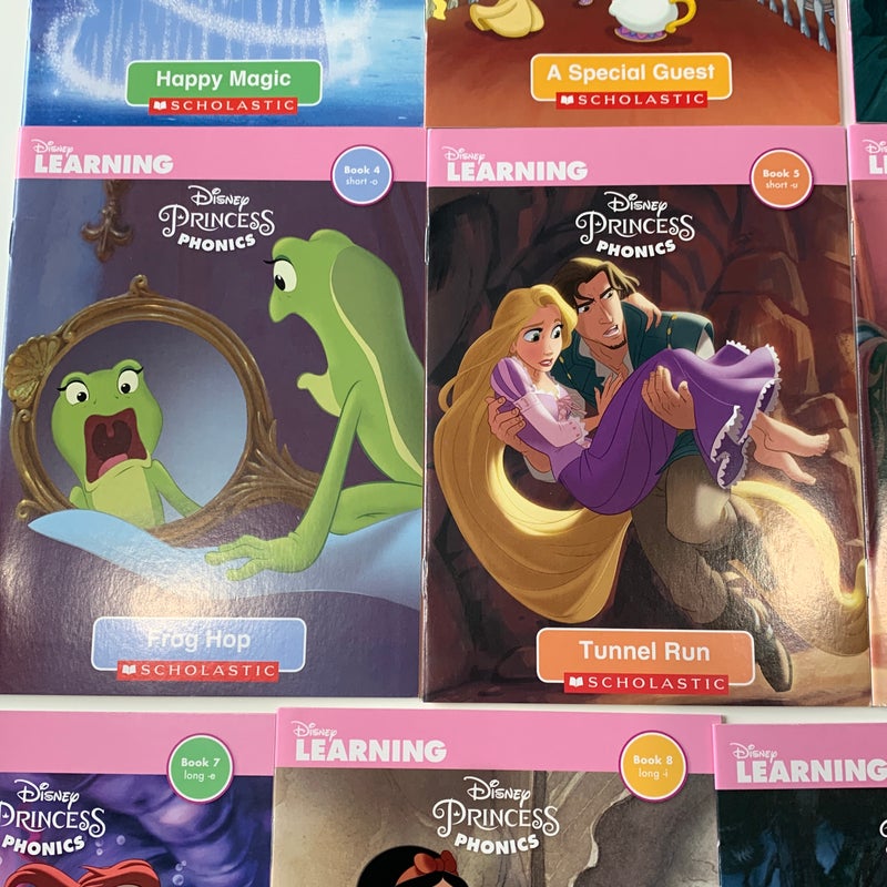 10 Disney Princess Scholastic Phonics Readers