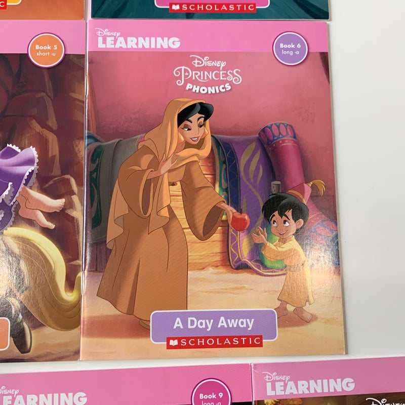 10 Disney Princess Scholastic Phonics Readers